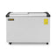 CONGELADOR RHINO CONGECRI-7 | Congelador Tapa de Cristal Curva | Capacidad: 7 ft3 / 190 L | Paleterías Cafeterías Tiendas de Conveniencia Pescaderia Supermercado Tienda Abarrotes Cocina Restaurante Industrial Comedor Tienda de Convivencia Cremeria Carniceria Almacenar Congelar 