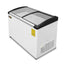 CONGELADOR RHINO CONGECRI-7 | Congelador Tapa de Cristal Curva | Capacidad: 7 ft3 / 190 L | Paleterías Cafeterías Tiendas de Conveniencia Pescaderia Supermercado Tienda Abarrotes Cocina Restaurante Industrial Comedor Tienda de Convivencia Cremeria Carniceria Almacenar Congelar 