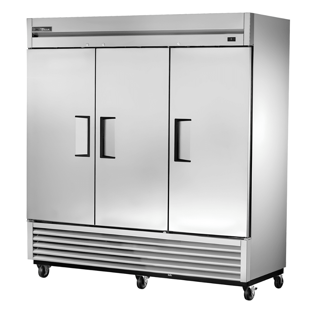 CONGELADOR TRUE TS-72F-HC | Congelador Vertical | 3 Puertas | 9 Estantes | Restaurante Cocina Industrial | Congelador Vertical Comercial Conservador Exhibidor de 1 2 3 Puertas Acero Inoxidable Restaurante Cocina Industrial Cremería Carnicería Pescadería Hotel Negocio