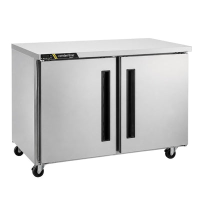 CONGELADOR CENTERLINE CLUC-36F-SD-LL | Congelador Bajo Barra | 2 Puertas Sólidas | 9 Pies Cúbicos | Acero Inoxidable | Restaurante Cafetería Bar | Mesa de Trabajo Congeladora Congelador Bajo Mostrador Bajo Barra Conservador Acero Inoxidable Restaurante Cafetería Cocina Industrial Bar Cremería Hotel