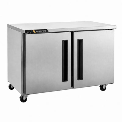 CONGELADOR CENTERLINE CLUC-36F-SD-LR | Congelador Bajo Barra | 2 Puertas Sólidas | 9 Pies Cúbicos | Acero Inoxidable | Restaurante Cafetería Bar | Mesa de Trabajo Congeladora Congelador Bajo Mostrador Bajo Barra Conservador Acero Inoxidable Restaurante Cafetería Cocina Industrial Bar Cremería Hotel