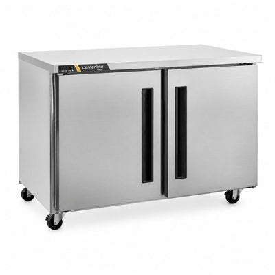 CONGELADOR CENTERLINE CLUC-48F-SD-LL | Congelador Bajo Barra | 2 Puertas Sólidas | 13.28 Pies Cúbicos | Acero Inoxidable | Restaurante Cafetería Bar | Mesa de Trabajo Congeladora Congelador Bajo Mostrador Bajo Barra Conservador Acero Inoxidable Restaurante Cafetería Cocina Industrial Bar Cremería Hotel