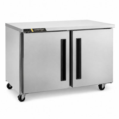 CONGELADOR CENTERLINE CLUC-60F-SD-LL | Congelador Bajo Barra | 2 Puertas Sólidas | 16.94 Pies Cúbicos | Acero Inoxidable | Restaurante Cafetería Bar | Mesa de Trabajo Congeladora Congelador Bajo Mostrador Bajo Barra Conservador Acero Inoxidable Restaurante Cafetería Cocina Industrial Bar Cremería Hotel