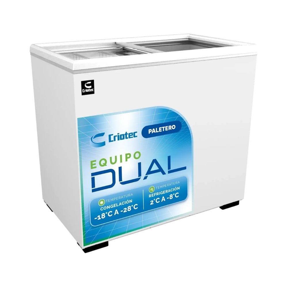 CONGELADOR CRIOTEC CCH-08 120200-1599 | Congelador Horizontal Paletero | 8 Pies Cúbicos | Puertas Corredizas | Paleterías Neverías Heladerías Tiendas de abarrotes Minisúpers Tiendas de conveniencia Cremerías Dulcerías Tiendas de productos congelados Supermercados Misceláneas Cafeterías con venta de helados o productos fríos Tiendas de lácteos alimentos refrigerados.