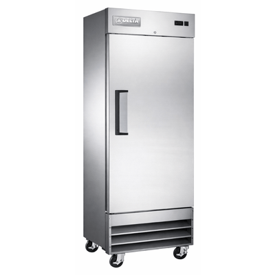 CONGELADOR DELTA D-CV-1PS | Congelador Vertical | 21 Pies Cúbicos | 1 Puerta Solida | Acero Inoxidable | Cocina Industrial Restaurante