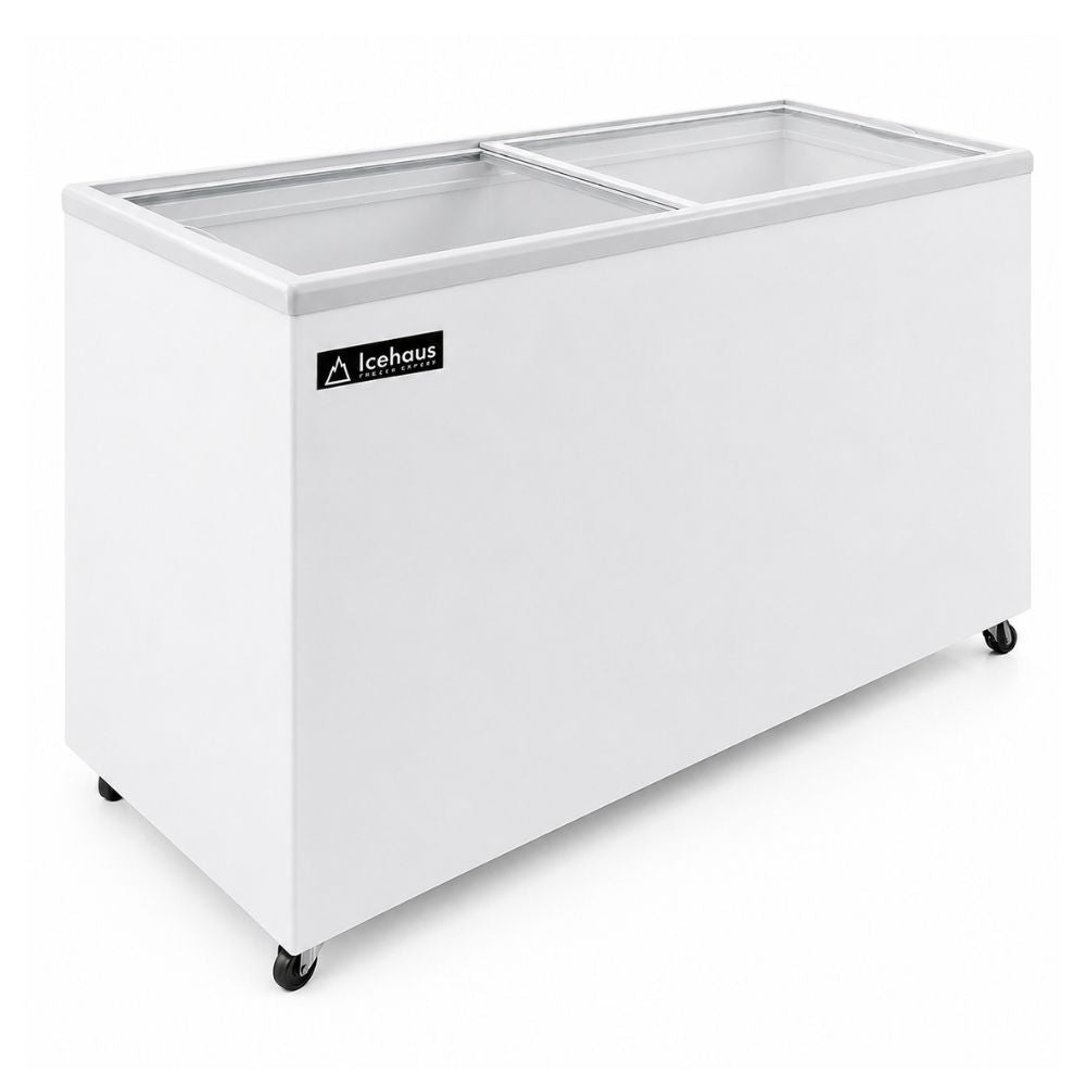 PALETERO ICEHAUS CHPP-200 | Paletero Plano | 6.9 ft3 (196 L) | Paletería Panadería Cremería | Congelador Horizontal de Cofre Exhibidor Comercial para Helados Paletas Nieves Acero Inoxidable Supermercado Heladería Paletería Cremería Tienda de Conveniencia
