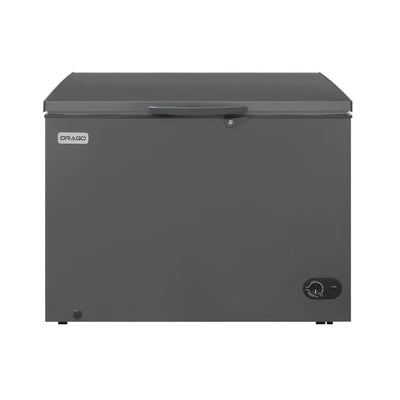CONGELADOR ICEHAUS CTC-10-G | Congelador Horizontal Gris | 1 Tapa de Cofre | 10 Pies Cúbicos | Pescadería Heladería Carnicería Pescaderia Supermercado Tienda Abarrotes Cocina Restaurante Industrial Comedor Tienda de Convivencia Cremeria Carniceria Almacenar Congelar 