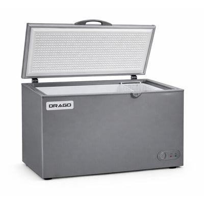 CONGELADOR ICEHAUS CTC-16-G | Congelador Horizontal Gris | 1 Tapa de Cofre | 15 Pies Cúbicos | Pescadería Heladería Carnicería Pescaderia Supermercado Tienda Abarrotes Cocina Restaurante Industrial Comedor Tienda de Convivencia Cremeria Carniceria Almacenar Congelar 