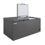 CONGELADOR ICEHAUS CTC-24-G | Congelador Horizontal Gris | 2 Tapas de Cofre | 23 Pies Cúbicos | Pescadería Heladería Carnicería | Congelador Horizontal de Cofre Exhibidor Comercial para Helados Paletas Nieves Acero Inoxidable Supermercado Heladería Paletería Cremería Tienda de Conveniencia
