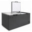 CONGELADOR ICEHAUS CTC-24-G | Congelador Horizontal Gris | 2 Tapas de Cofre | 23 Pies Cúbicos | Pescadería Heladería Carnicería | Congelador Horizontal de Cofre Exhibidor Comercial para Helados Paletas Nieves Acero Inoxidable Supermercado Heladería Paletería Cremería Tienda de Conveniencia