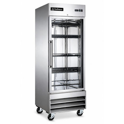 CONGELADOR ICEHAUS CV-1PC-SS-01 | Congelador | 1 Puerta de Cristal | 21 Pies Cúbicos | Acero Inoxidable | Hotel Carnicería Abarrotes | Congelador Vertical Comercial Conservador Exhibidor de 1 2 3 Puertas Acero Inoxidable Restaurante Cocina Industrial Cremería Carnicería Pescadería Hotel Negocio