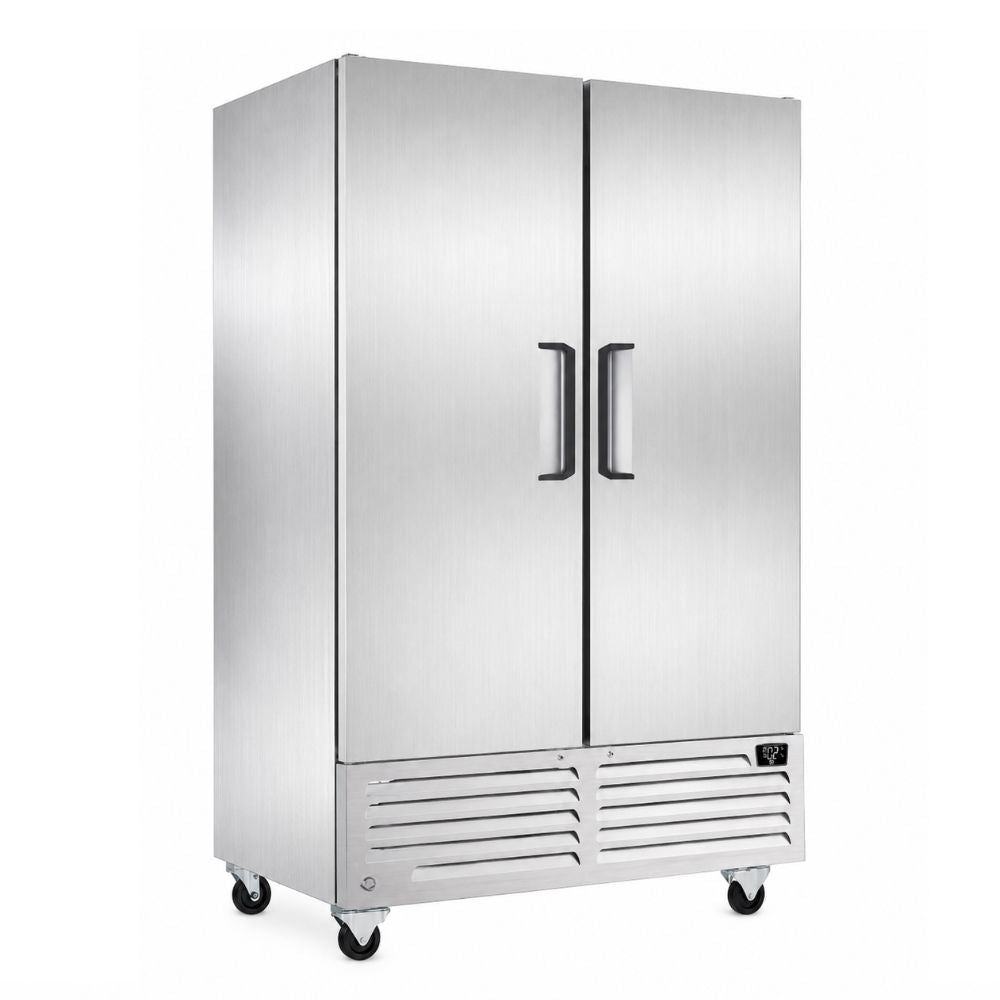 CONGELADOR IMBERA 1028544 RIB49F-2 | Línea Profesional | Acero Inoxidable | Restaurante Cremería Carnicería | Congelador Vertical Comercial Conservador Exhibidor de 1 2 3 Puertas Acero Inoxidable Restaurante Cocina Industrial Cremería Carnicería Pescadería Hotel Negocio