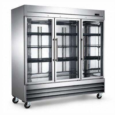 CONSERVADOR CRT ERV613PV 200-001-036 | Conservador Puerta Cristal | 3 Puertas | Restaurantes Cocinas industriales Hoteles Comedores industriales Banqueteras Cafeterías Negocios de alimentos Distribuidores de alimentos