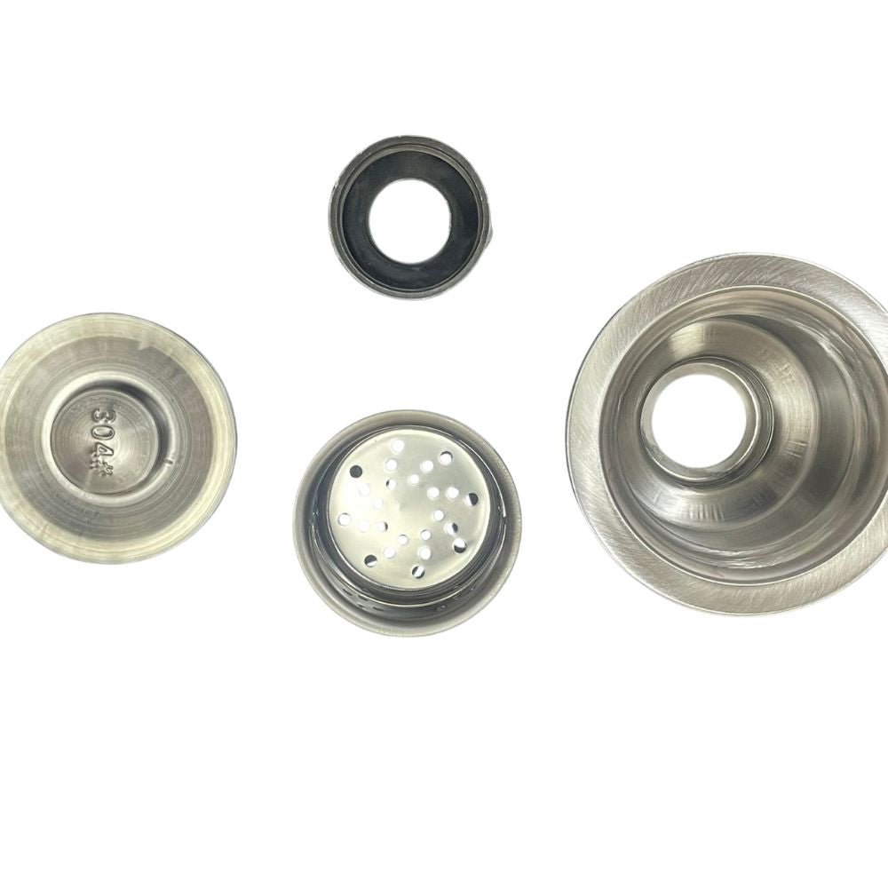 CONTRA KITCHENMAX STORE CONTRAD23 | Contra de Canasta para Tarja | Acero Inoxidable | Lavamanos Fregaderos | Contra canasta Restaurante Cocina Industrial Accesorios Para Fregadero Tarja Desalojo del Agua Impedimento de paso a Desperdicios