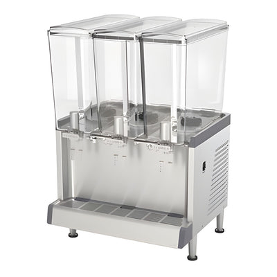 Dispensador de Bebidas Crathco CS3L16, charola evita escurrimientos, en acero inoxidable.
