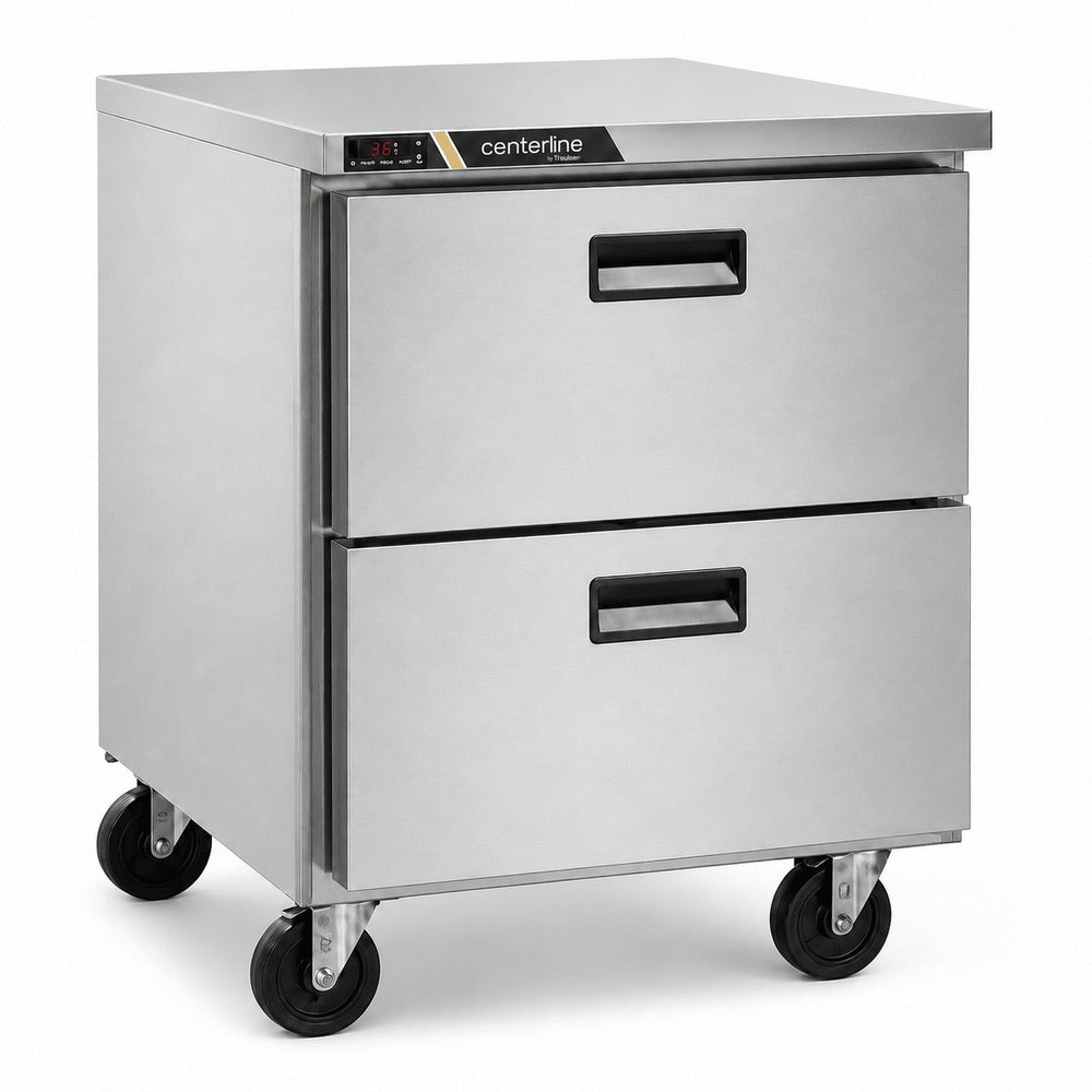 Congelador Centerline CLUC-27F-DW 27, congelador bajo mostrador, en acero inoxidable.