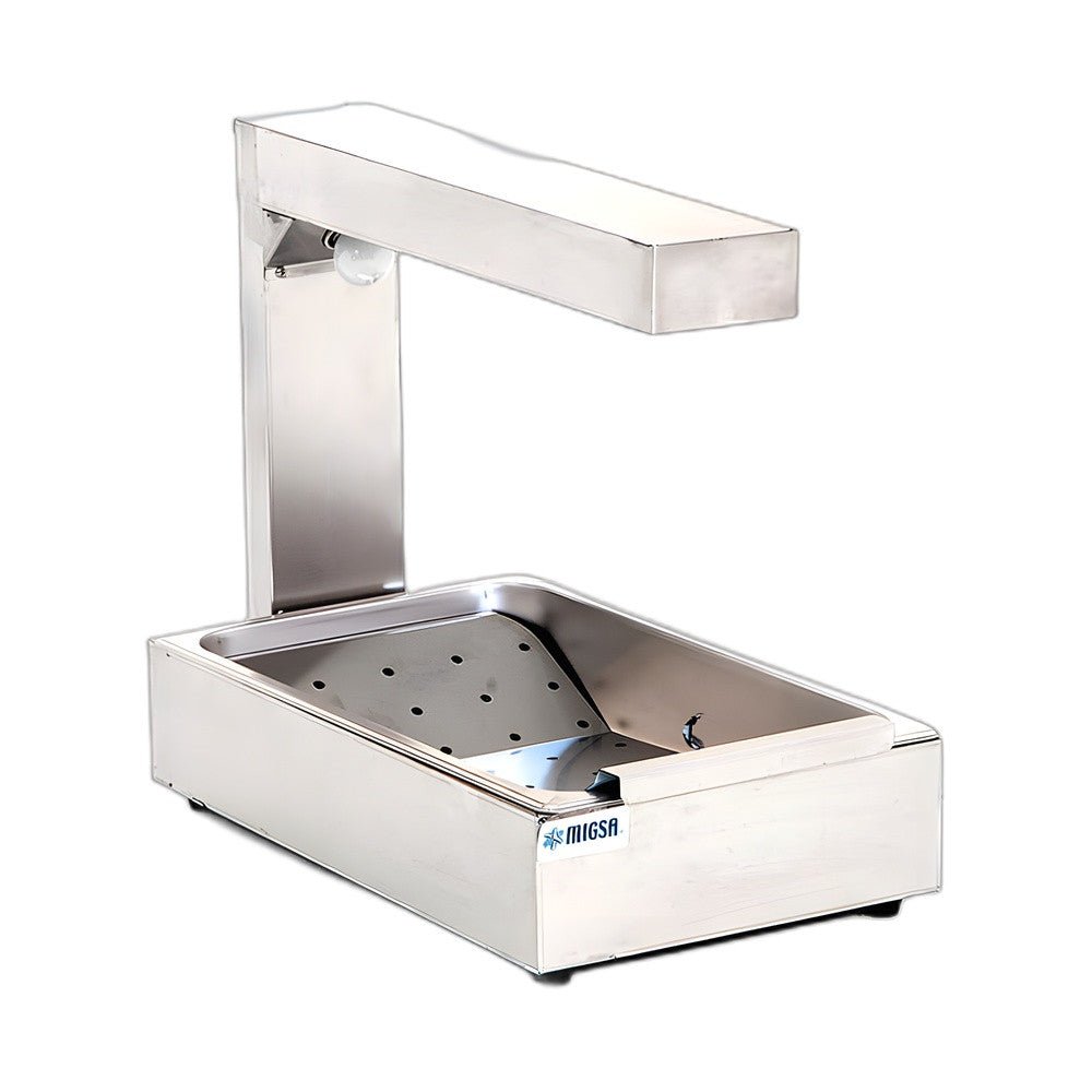 Calentador de Papas MIGSA CEP-4 | Eléctrico Acero Inoxidable | Buffet Restaurante Autoservicio