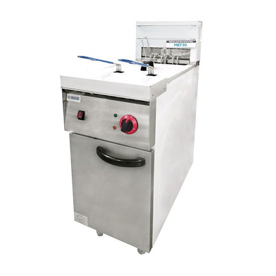 FREIDORA ELÉCTRICA DE PISO 30 LITROS MIGSA MEF-30 | Freidoras | Eléctrico | Acero Inoxidable | Restaurante Cocina Comercial