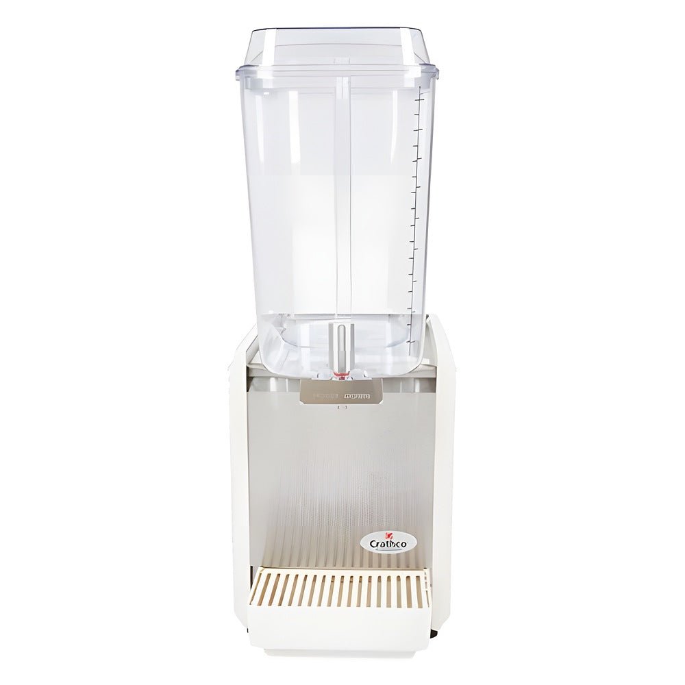 Dispensador de Bebidas Crathco D15-4, charola evita escurrimientos, en acero inoxidable.