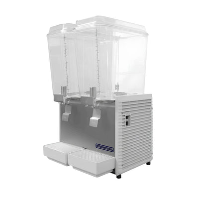 Dispensador International D254VECA, dispensador de bebidas, en acero inoxidable.