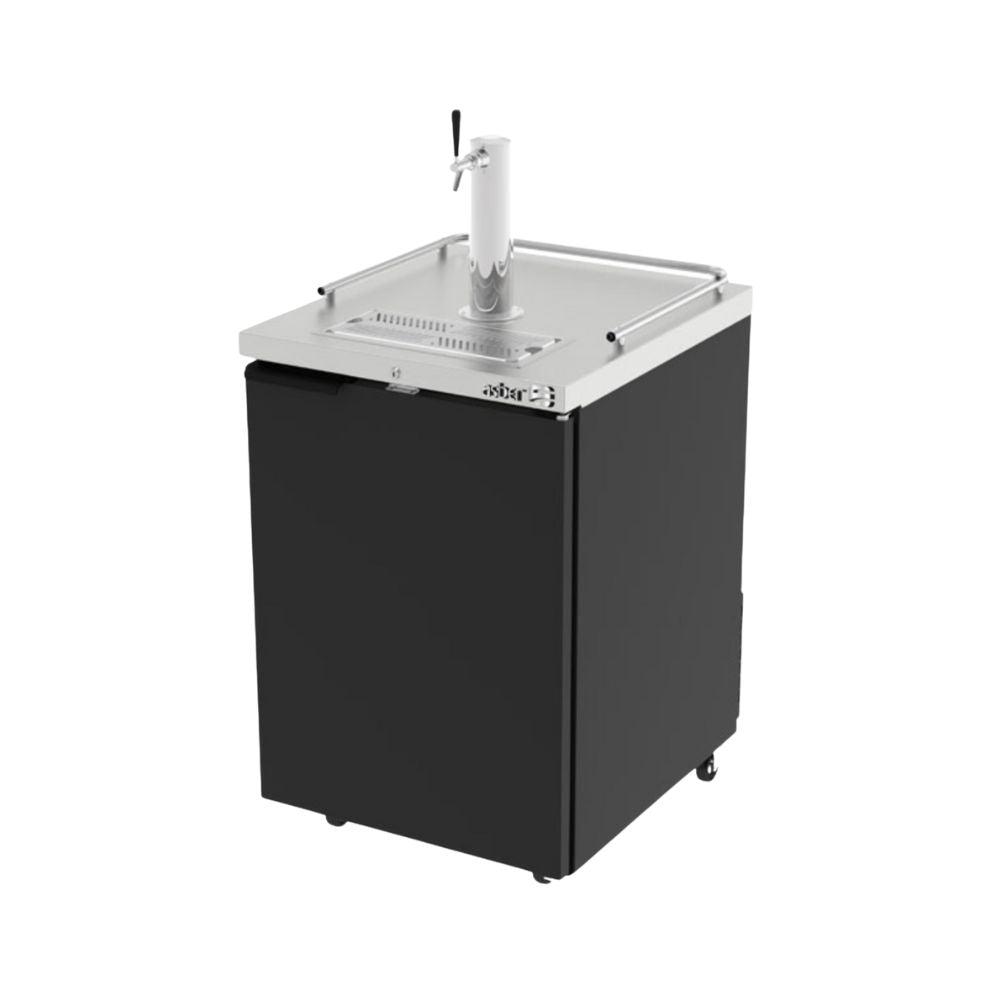 DISPENSADOR ASBER ADDC-23 HC/S-HC | Dispensador Refrigerado de Cerveza | Eléctrico | Acero Inoxidable | 1 Puerta | 1 Torre | 1 Grifo | Cervecería Bar Pubs | Eventos Corporativos Estadio Eventos Deportivos Bodas Antro Celebraciones Fiestas 