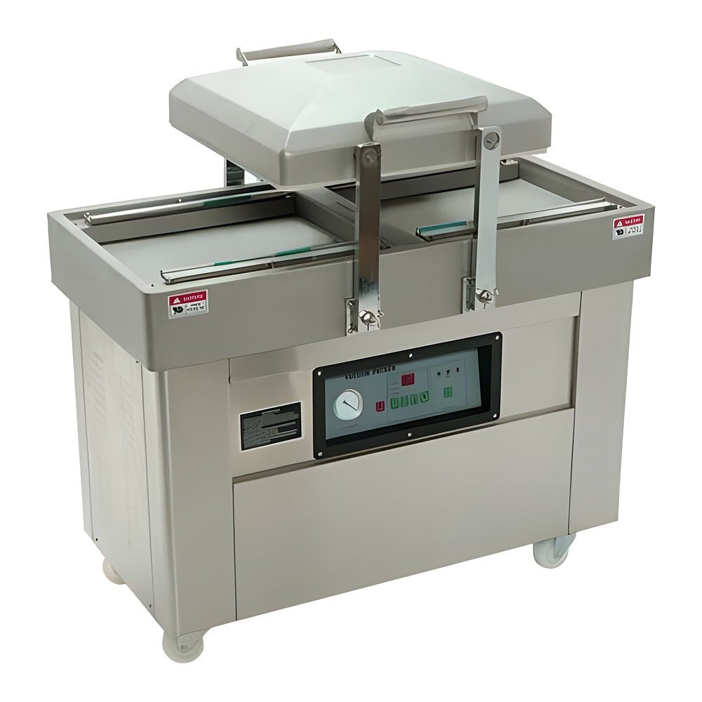 Empacadora al Vacío Migsa DZQ-5002SA, aves liquidos solidos, en acero inoxidable.