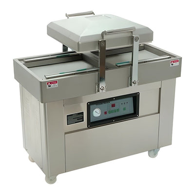 Empacadora al Vacío Migsa DZQ-5002SA, aves liquidos solidos, en acero inoxidable.