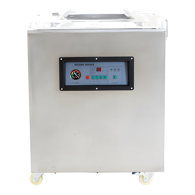 Empacadora al Vacío Migsa DZQ-600B (con Gas), carnes legumbres, en acero inoxidable.