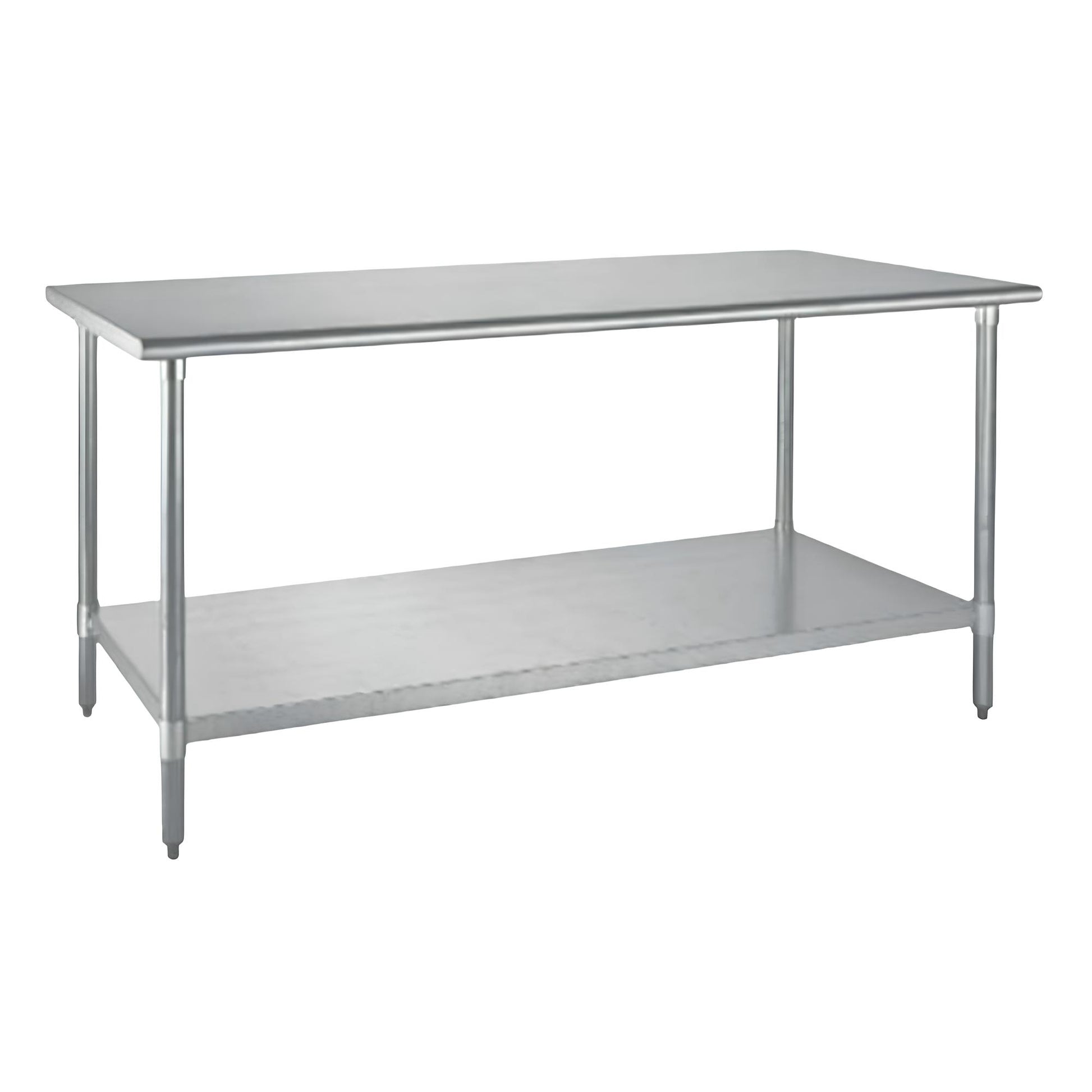 King MTI-200 Mesa Trabajo Isla 2 Mt  200 x 70 x 90 cm Acero Inoxidable Restaurantes Cocinas Económicas Profesionales Comerciales Fondas Banquetes Cafeterías Preparación Alimentos Comida Food Truck Bares Hoteles Panaderías Herramienta