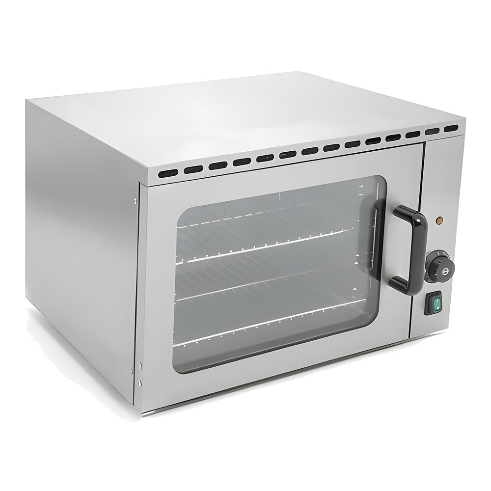Horno Migsa EN-10, horno convección, en acero inoxidable.