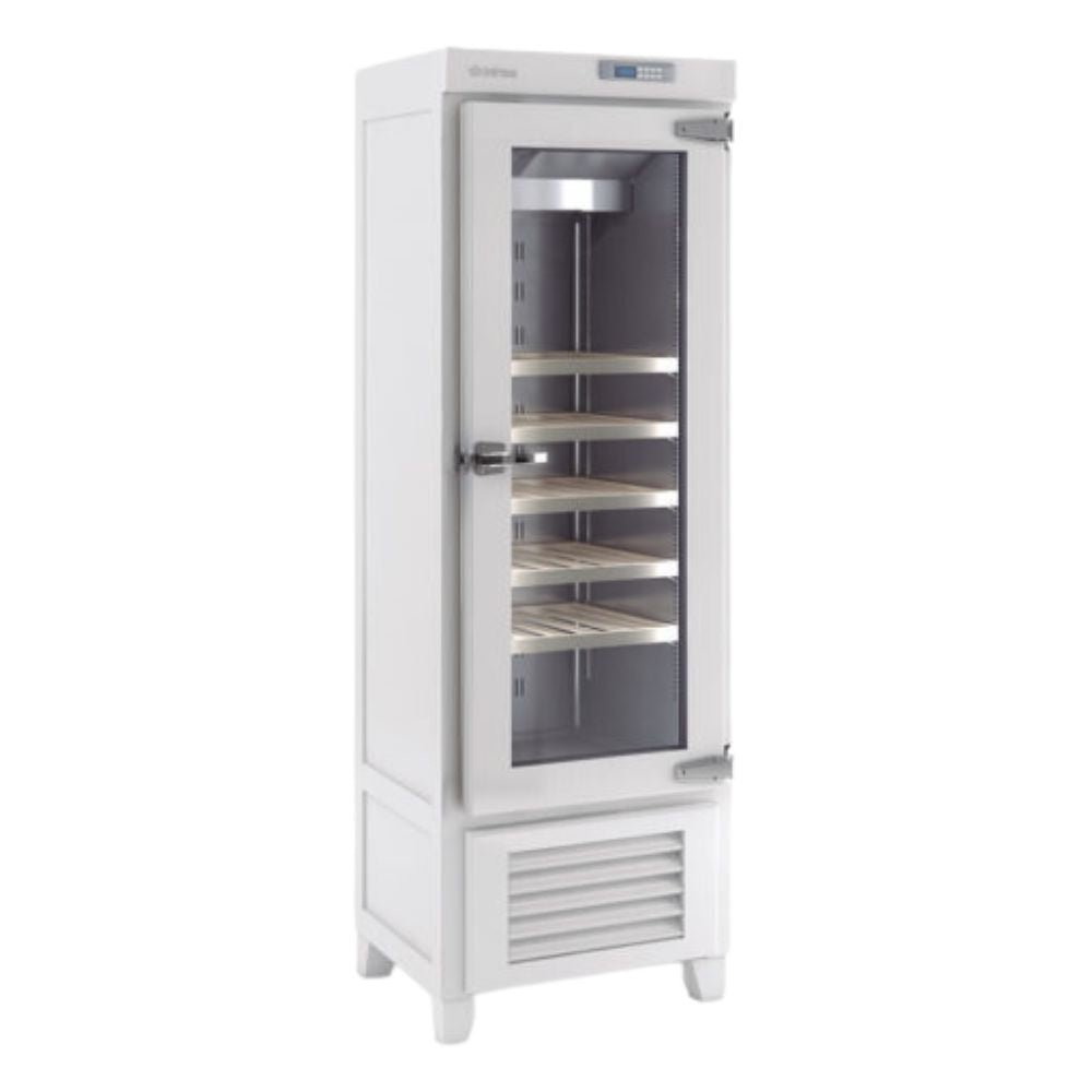 ENFRIADOR INFRICO EVV23R1G | Enfriador de Vinos | 90 Botellas | 9.3 Pies Cúbicos | Madera Acero | Restaurante Negocio Cocina Comedor Cocina Industrial Conservar