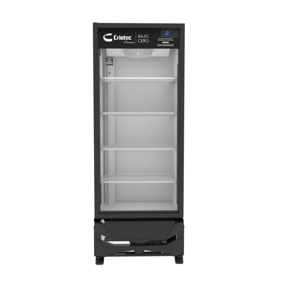Enfriador Criotec CVZ-19, enfriador vertical bajo cero de 1 puerta de cristal.