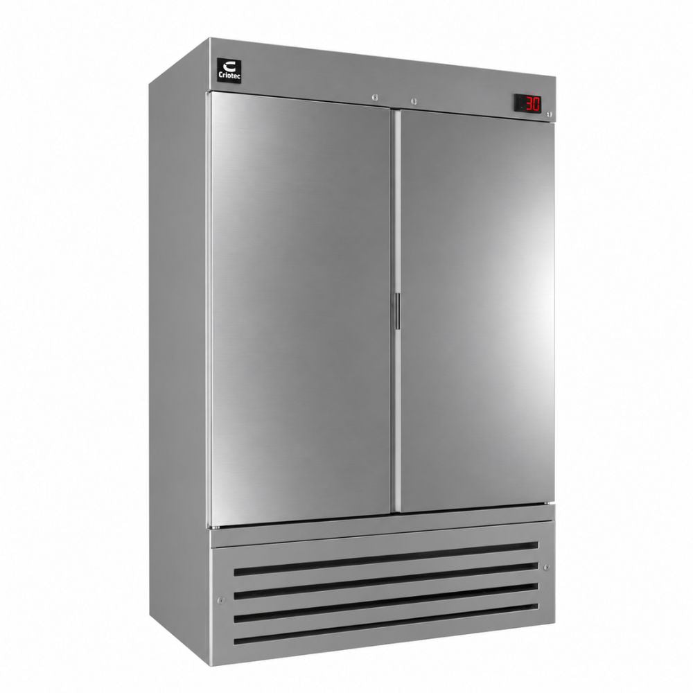 ENFRIADOR CRIOTEC FSM-42 HC 400200-1317 | Enfriador Vertical | Puertas Sólidas | 44 Pies Cúbicos | Acero Inoxidable | Tiendas de conveniencia Minisúpers Supermercados Abarrotes Farmacias Cafeterías Panaderías Pastelerías Restaurantes Fondas Taquerías Pizzerías Hamburgueserías Bares Hoteles Tiendas de bebidas Dulcerías Gasolineras Comedores industriales Tiendas de autoservicio.