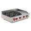 EQUIPO MIXTO DELTA 2-4-1-G | Equipo Mixto | Frente 91.5 cm | Parrilla y Plancha | Gas | Taqueria Hamburguesería Comedor Industrial