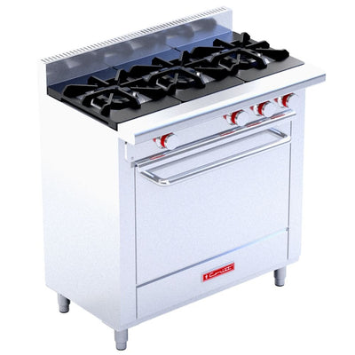 CORIAT  EC-3-HG PETIT | Estufa |  Restaurante Cafeteria Pasteleria Restaurante Bar  | 3 Quemadores | Horno | Gas | Estufa Parilla Horno Restaurante Coccion Comida Preparación Regilla Quemadores Respaldo Uso Rudo Comedor Charola Despedicios Residuos Petit