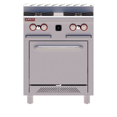 ESTUFA DELTA H-4 | Estufa | 4 Quemadores | Horno Asador | 1 Quemador | Charolas Cata Escurrimientos | 1 Quemador | Patas Niveladoras | Comedor Industrial Hotel Restaurante | Estufa Cuatro Quemadores Horno Acero Inoxidable Restaurante Hotel Cafeteria Preparacion Alimentos Coccion Hornear