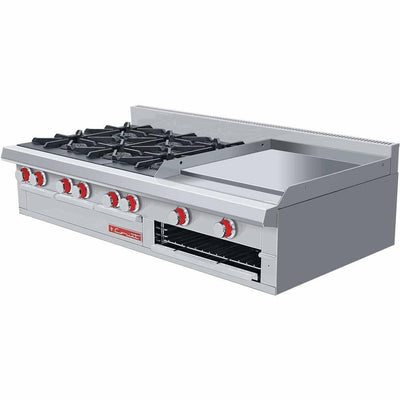 ESTUFA CORIAT EC-6-GRILL DE MESA MASTER | Estufa | 6 Quemadores | Plancha | Gas | Hotel Restaurante Comedor Hotel Comedor Industrial Cocinas Fondas Restaurantes Cenadurías Comedores Industriales Preparación de Alimentos Cocción.