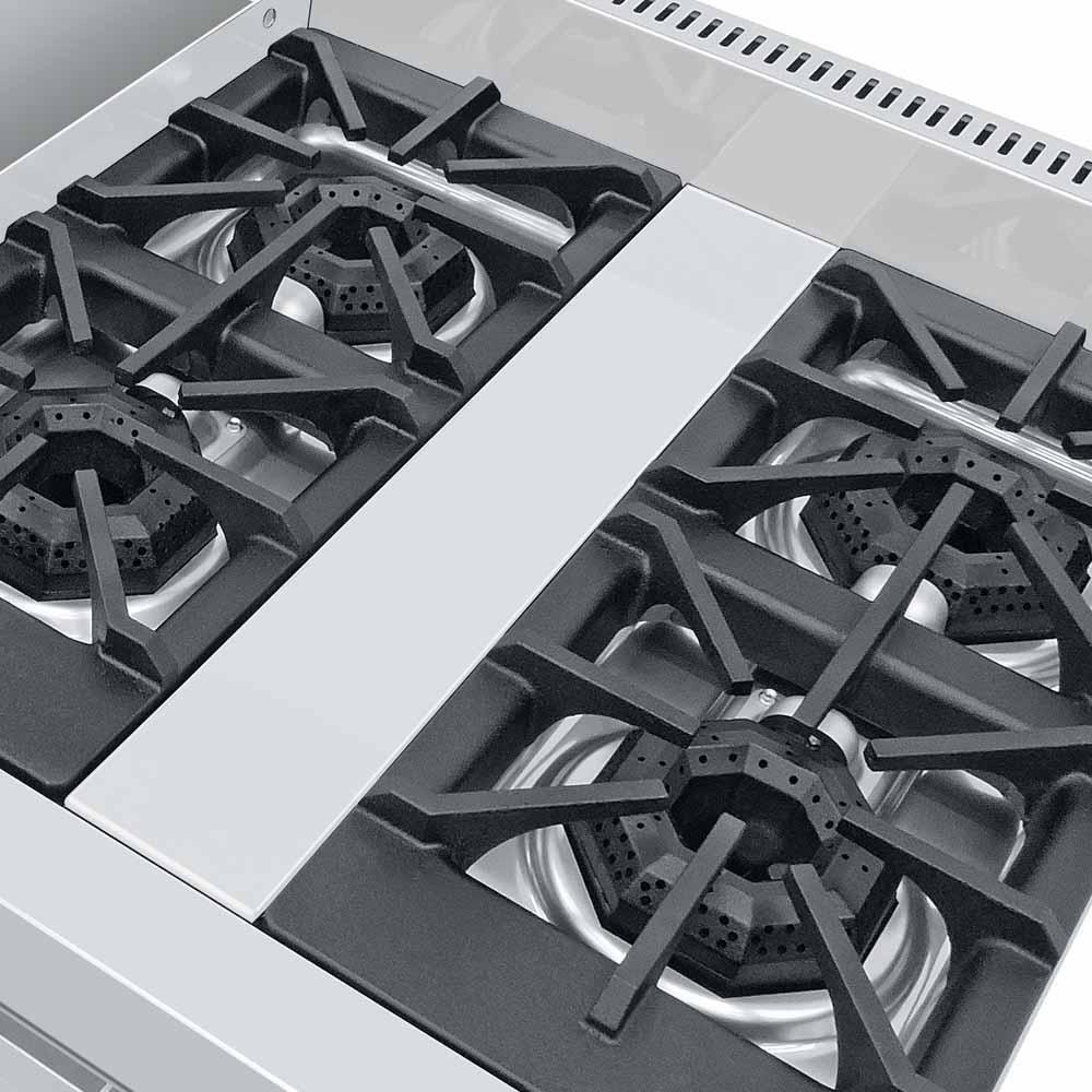 ESTUFA CORIAT MULTICHEF MASTER DE MESA | Estufa | 4 Quemadores | Plancha | Freidora | Gas | Hotel Restaurante Comedor Industrial Cocinas Fondas Restaurantes Cenadurías Comedores Industriales Preparación de Alimentos Cocción.