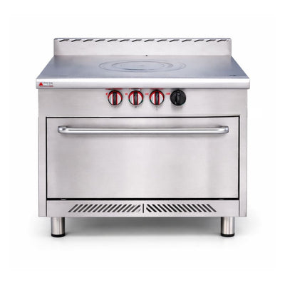 ESTUFA DELTA 3-PF-H | Estufa con Plancha Francesa | Frente 91.5 cm | Horno (36") | Restaurantes Cocinas industriales