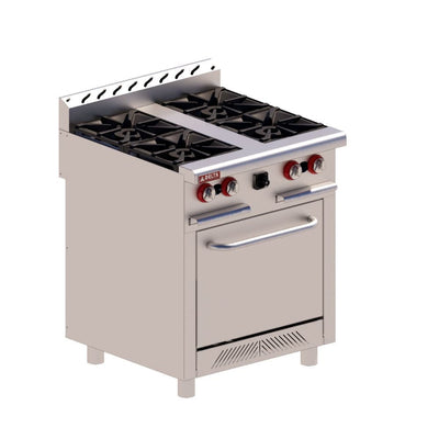 ESTUFA DELTA H-4 | Estufa | 4 Quemadores | Horno Asador | 1 Quemador | Charolas Cata Escurrimientos | 1 Quemador | Patas Niveladoras | Comedor Industrial Hotel Restaurante | Estufa Cuatro Quemadores Horno Acero Inoxidable Restaurante Hotel Cafeteria Preparacion Alimentos Coccion Hornear