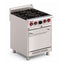ESTUFA DELTA H4-C | Estufa | 4 Quemadores (24”) | Restaurantes Cocinas industriales Hoteles | Estufa Maestra Multifuncional Parrilla Plancha Horno Freidor Gratinador a Gas Acero Inoxidable Restaurante Cocina Industrial Fonda Cenaduría Comedor Industrial