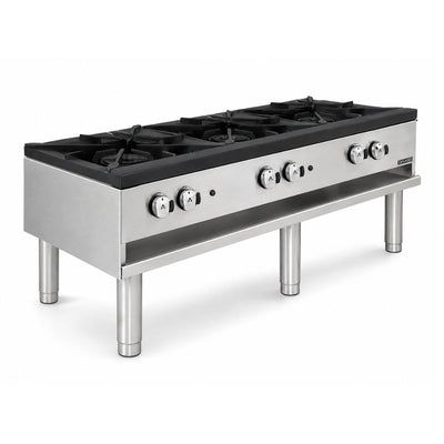 ESTUFÓN EUROQUIP 03-VSH | Estufón Horizontal | 3 Quemadores | Gas | Cocina Industrial Restaurante Hotel