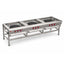 ESTUFÓN DELTA IE-3 | Estufón Triple | Frente 1.80 cm | 3 Quemadores Triples | Restaurantes Cocina Industrial Restaurante Cocina Industrial Comedor Tipo Fogon Preparación Alimentos Grandes Cantidades