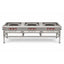 ESTUFÓN DELTA IE-3 | Estufón Triple | Frente 1.80 cm | 3 Quemadores Triples | Restaurantes Cocina Industrial Restaurante Cocina Industrial Comedor Tipo Fogon Preparación Alimentos Grandes Cantidades