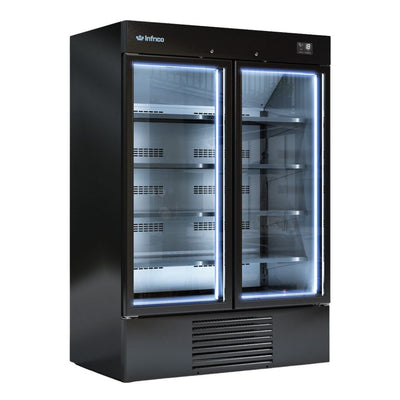 EXPOSITOR REFRIGERADO INFRICO ERC130 PH BT | Expositor Refrigerado Vertical | 1310 Litros | Bar Tienda de Abarrotes Supermercado Restaurante Lácteos Industrial Cocina Cremería Comercios Insumos Carnicería Hotel Panadería Refresquero Latas Bar Abarrotes Tiendas Abarrotes Bistro