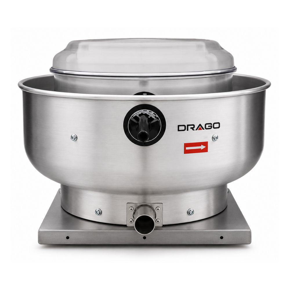 EXTRACTOR DE AIRE DRAGO ED-05-NV | Extractor de Aire Tipo Hongo para Campanas Industriales | Acero Inoxidable | para Mantener el Aire de la Cocina Limpio | Accesorio Refacción Complemento para Equipo de Cocina Industrial Restaurante Cremería Carnicería Cafetería Hotel Negocio