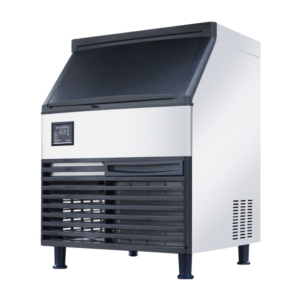 FÁBRICA DE HIELO SAN-SON SK-280P | Máquina Fabricadora de Hielo | 127 kg al Día | Depósito | Acero Inoxidable | Cocina Industrial Hotel Refrigerar Congelar Cocina Comedor Cocina Industrial Conservar Fabricar Bar Restaurante Oficina