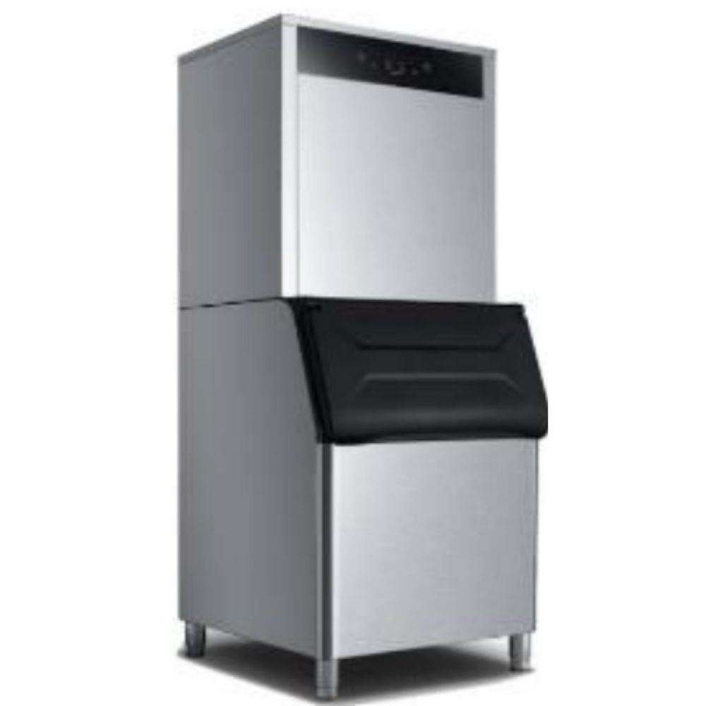 FABRICA DE HIELO MIGSA ZBX-160 | Máquina Fabricadora de Hielo Frappe | Producción 160 kg por Día |  Capacidad 105 kg | Restaurante Cafetería Hotel | Restaurante Oficina Refrigerar Congelar Cocina Comedor Cocina Industrial Conservar Fabricar Bar Restaurante Oficina