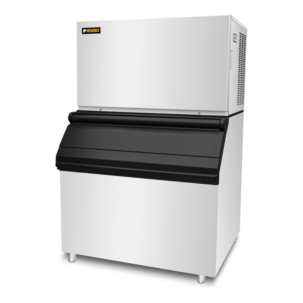 FÁBRICA DE HIELO RHINO FAHIEL-650 | Fábrica de Hielo en Cubo | Producción 650 kg Diarios | Almacenamiento 400 kg | Restaurante Bar Hotel