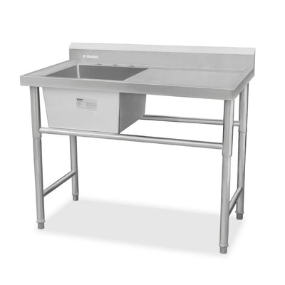 FREGADERO RHINO FREGA-1T | Fregadero | 1 Tarja | Frente 110 cm | Cocina Bar Restaurante